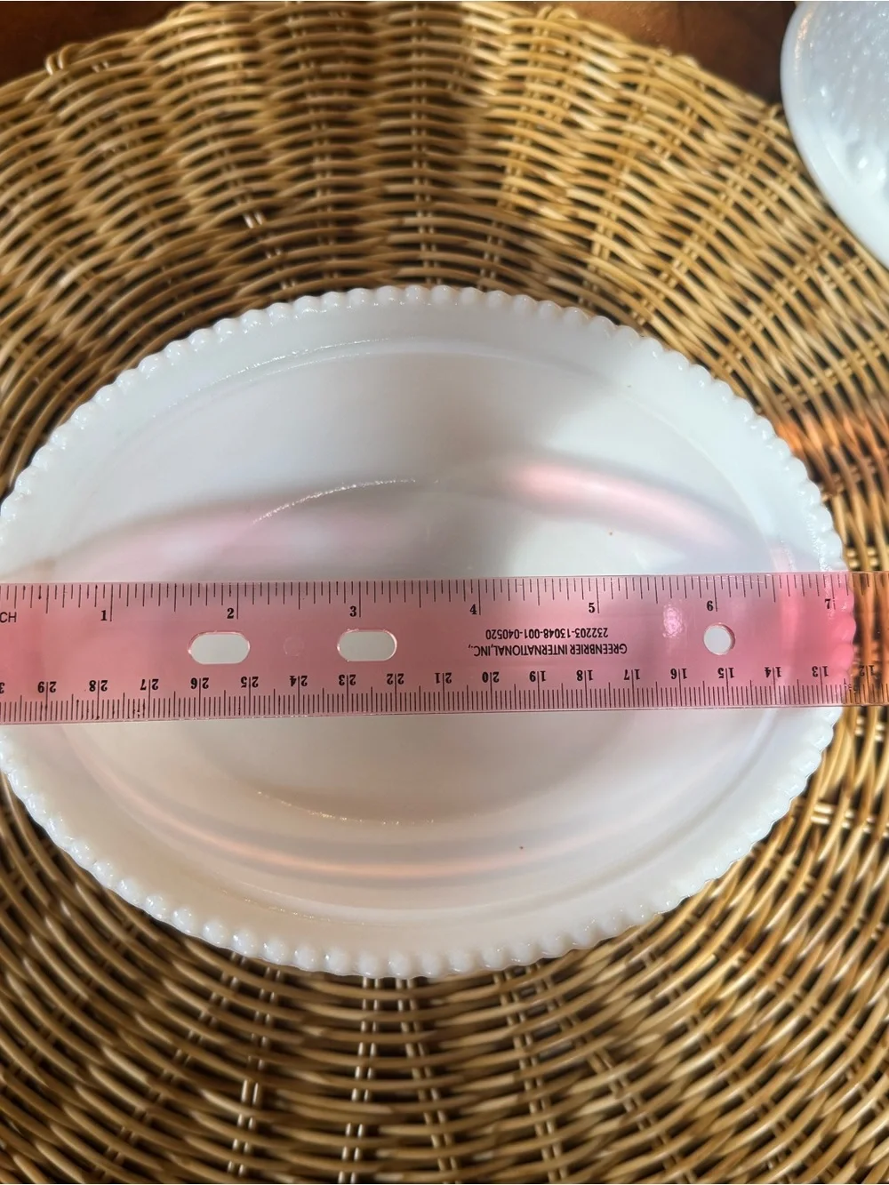 White Ceramic Hen on Nest Covered Dish with Red Comb